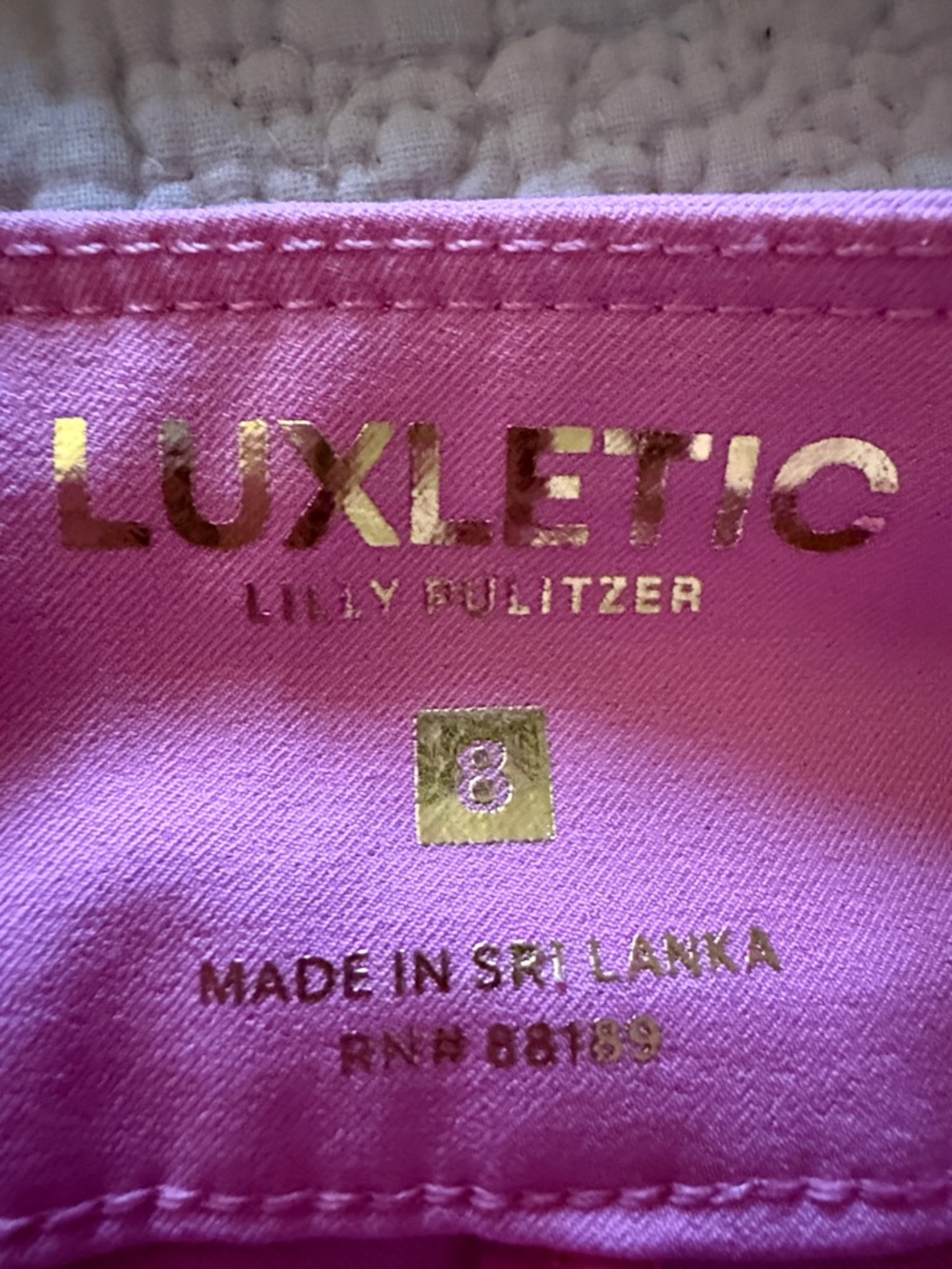 Lilly Pulitzer Luxletic Bubblegum Pink Pull-On Capri Pants - Picture 2 of 8